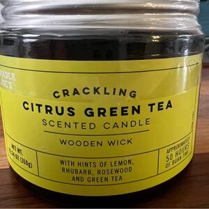 Trader Joe's Crackling Citrus Green Tea Scented Candle